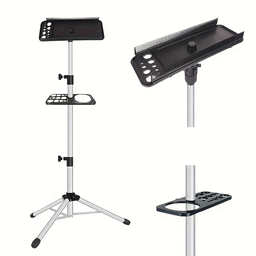 Adjustable Wig Stand Tripod with Tray