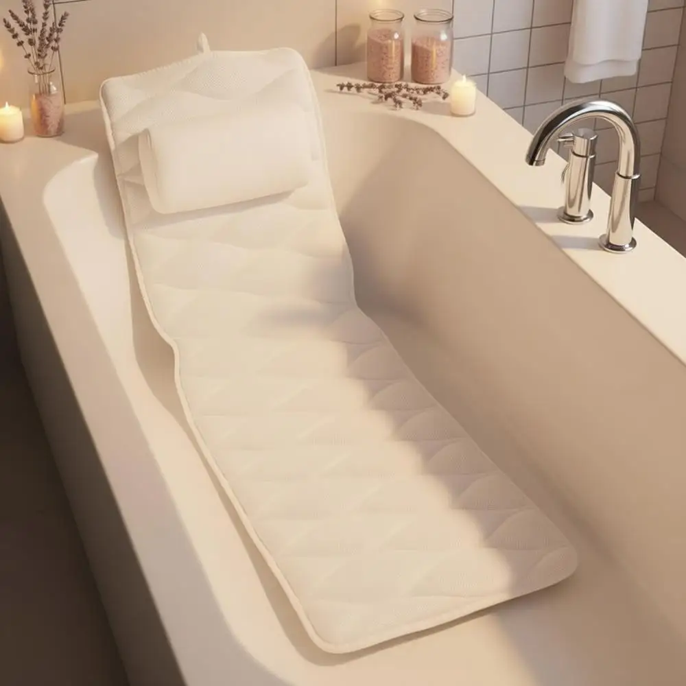 

Full-Body Bath Pillow - Perfect Relaxation Accessory for Women's Bath Time