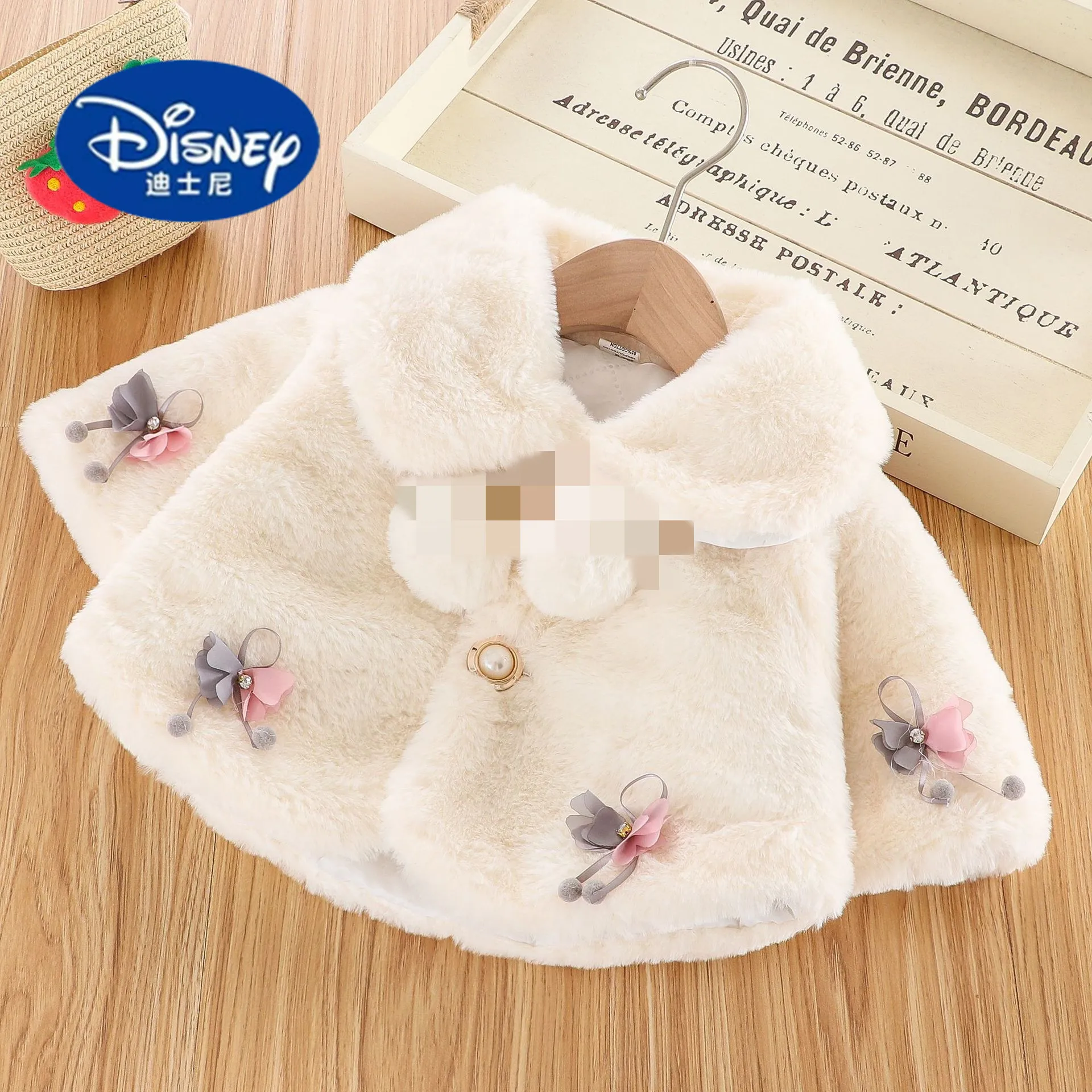 

Disney Winter Cape for Toddlers - Plush Short Style in Multi Colors, Sweet & Cozy for Cold Days