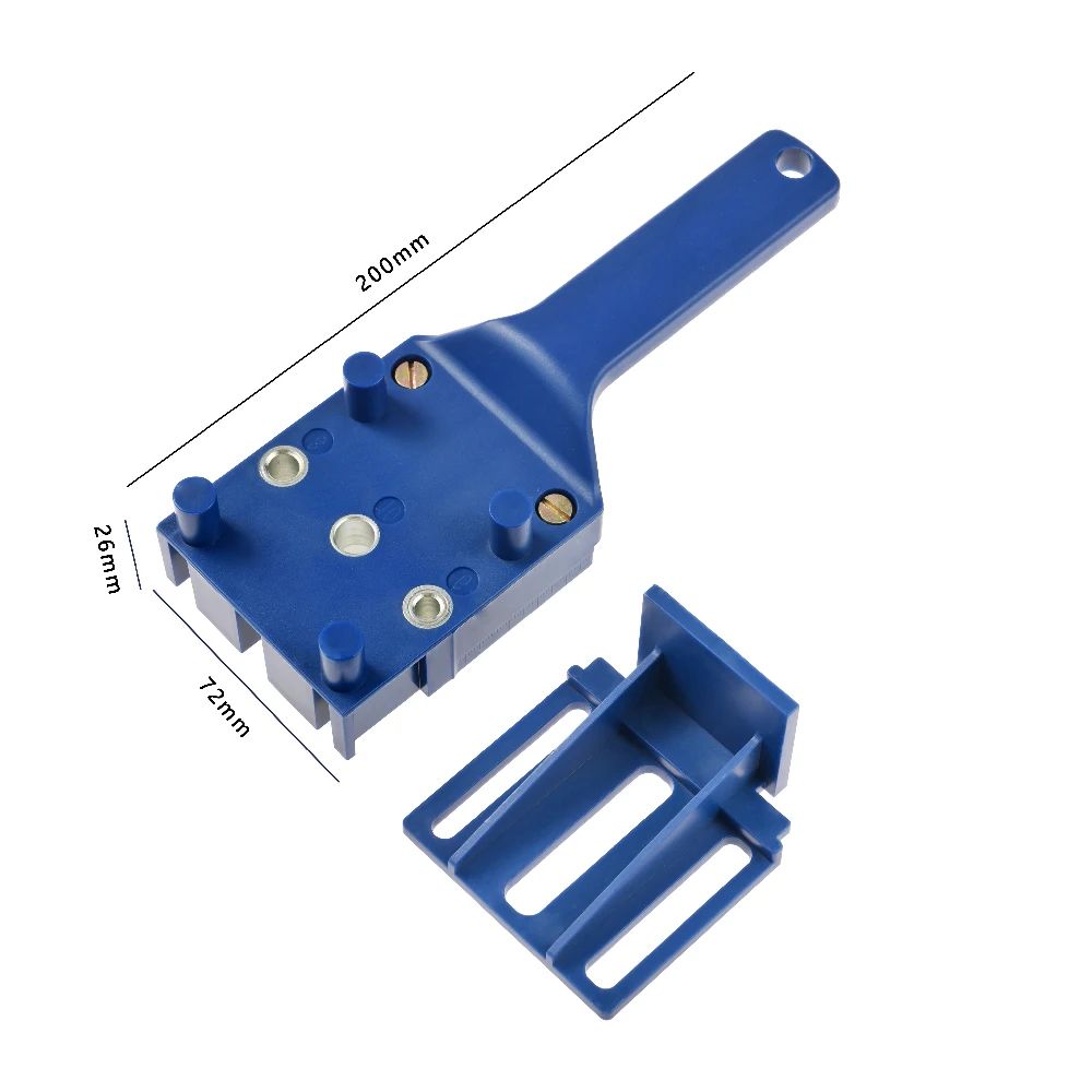 1 Chiếc Túi Xách Dọc Lỗ Dowelling Jig Bộ Đục Lỗ Bấm Lỗ Lỗ Định Vị Dọc Túi Lỗ Jig Bộ Mũi Khoan Hướng Dẫn