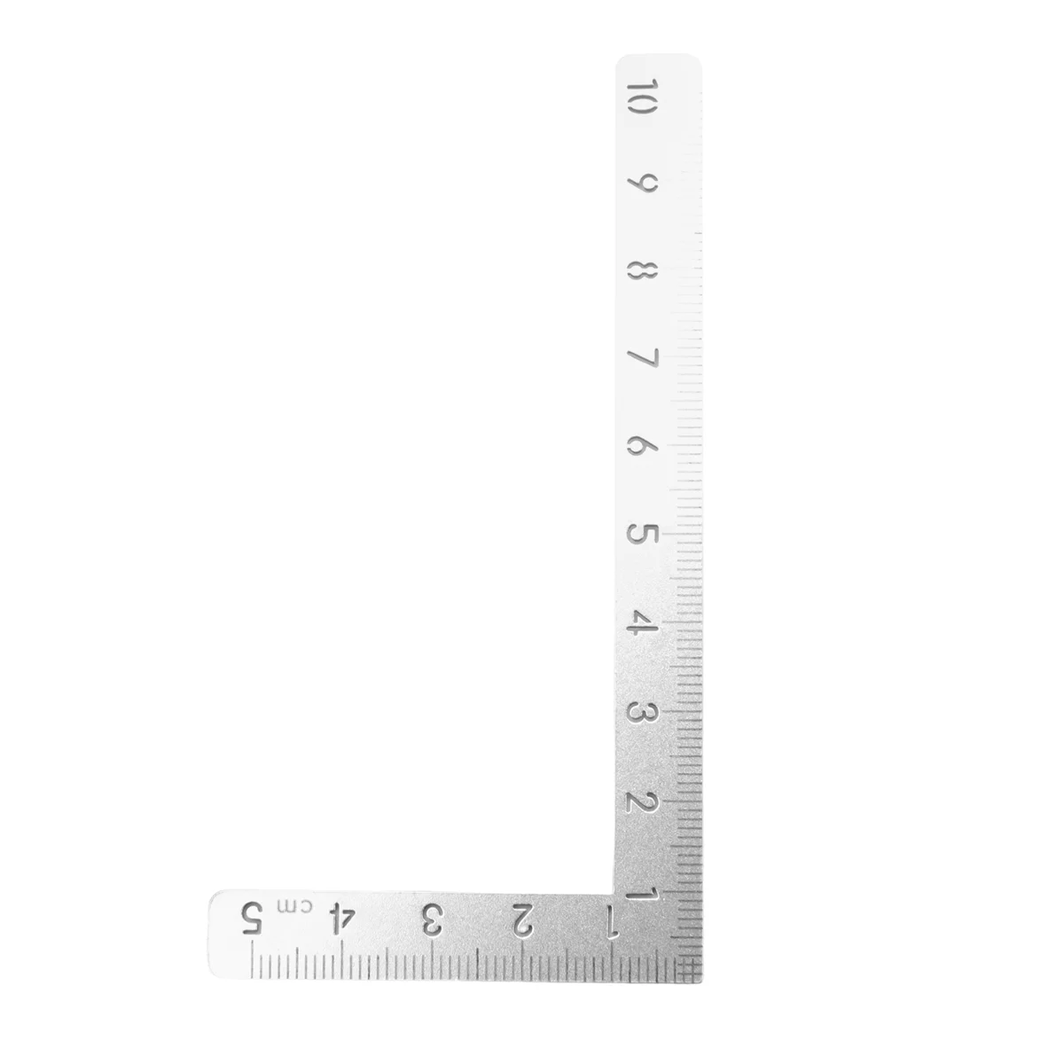 Mini righello angolare quadrato 10 x5cm 90 gradi in acciaio inossidabile piccolo righello rotante per la lavorazione del legno