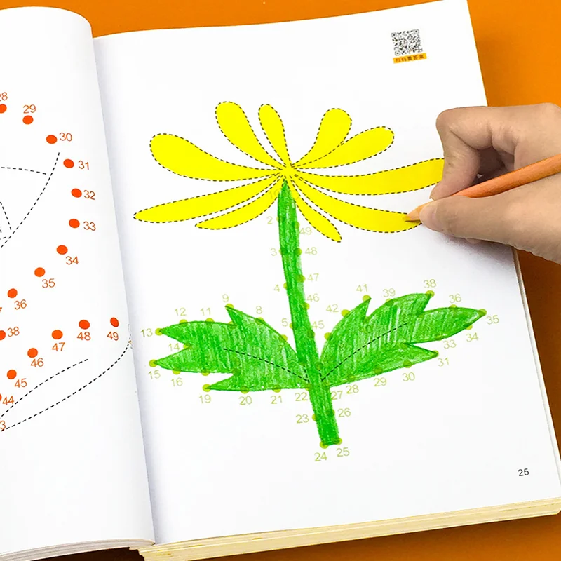 Magic Dot-to-Dot Math Workbook for Kids Ages 6-12 | Improve Concentration & Focus Training Book for Elementary Students