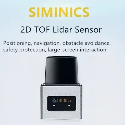 SIMINICS 2D TOF LiDAR PAVO Wall floor screen interactive multi-touch robot Navigation and obstacle avoidance   radar sensor