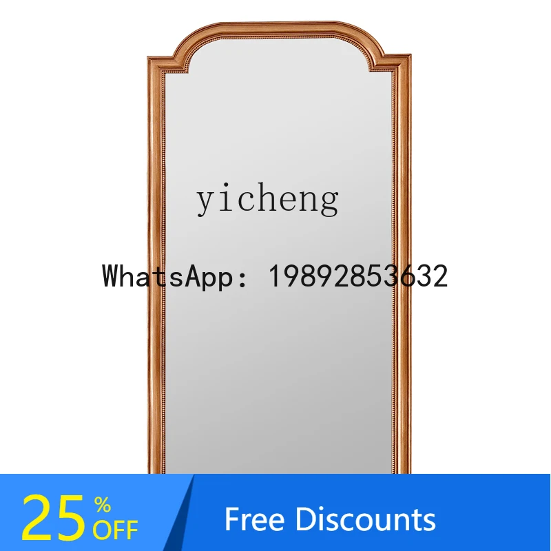 AA European simple mirror clothing store fitting mirror home bedroom wall-mounted fitting mirror