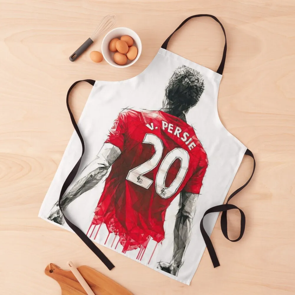 

Robin Van Persie Legend of Man Utd Apron work ladies kitchen woman Kitchen Things Apron