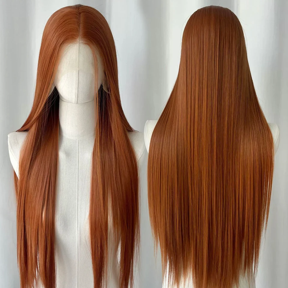 13*4 Lace Front Wigs Long Straight Wigs High Quality Synthetic Hair Wigs Purple Red Pink Gold Black Wig for Women Daily Cosplay