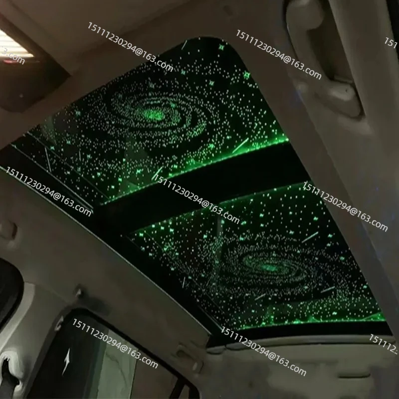 For Universal Car Sunroof Starry Sky Film Multifunctional Sunroof Starry Sky Roof Voice Control Interior Atmosphere Light