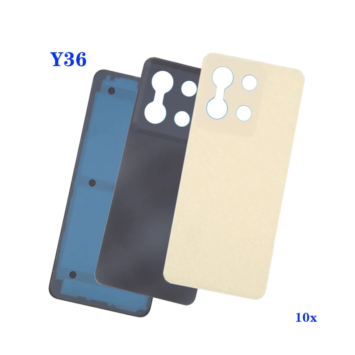 10PCS Zurück Glas Batterie Abdeckung Panel Ersatz Kit Für Vivo Y36 Gehäuse Chassis Core Hinten Körper Tür – Detail 2