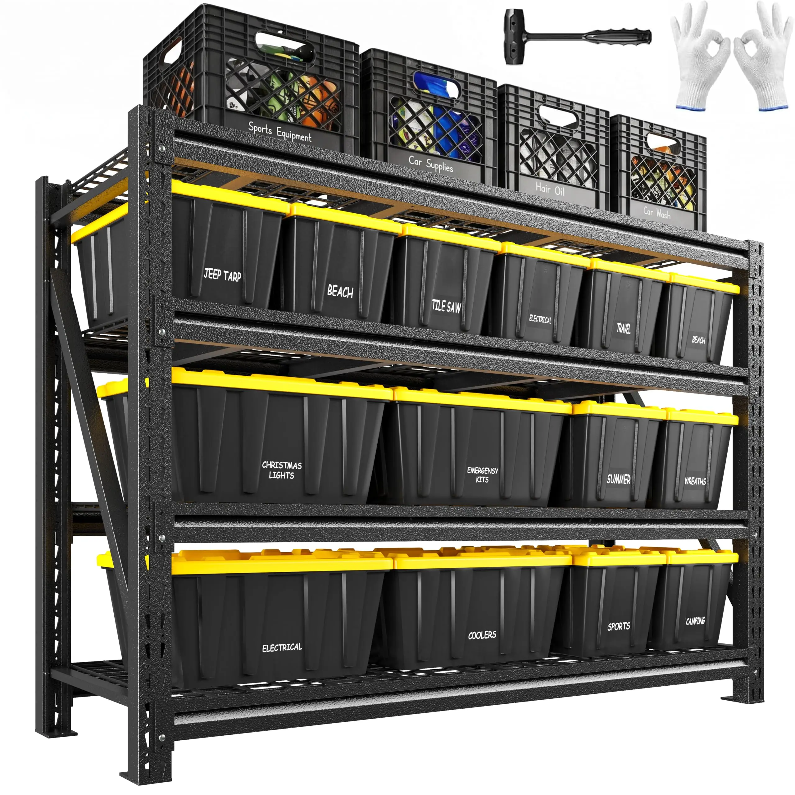 5020LBS Heavy Duty Garage Shelving, 68.2