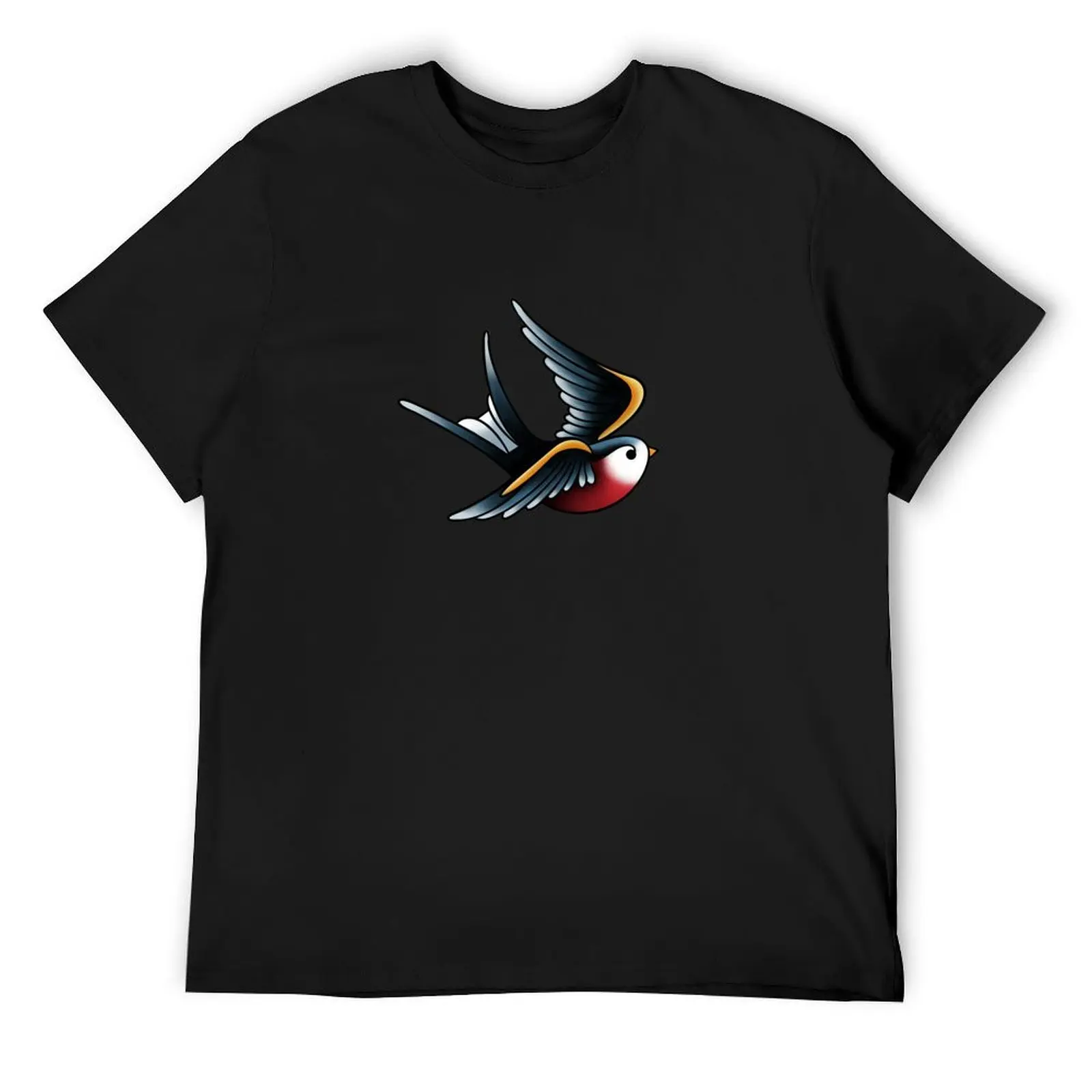 Vintage Swallow - right T-Shirt plus sizes customs summer top anime stuff workout shirts for men