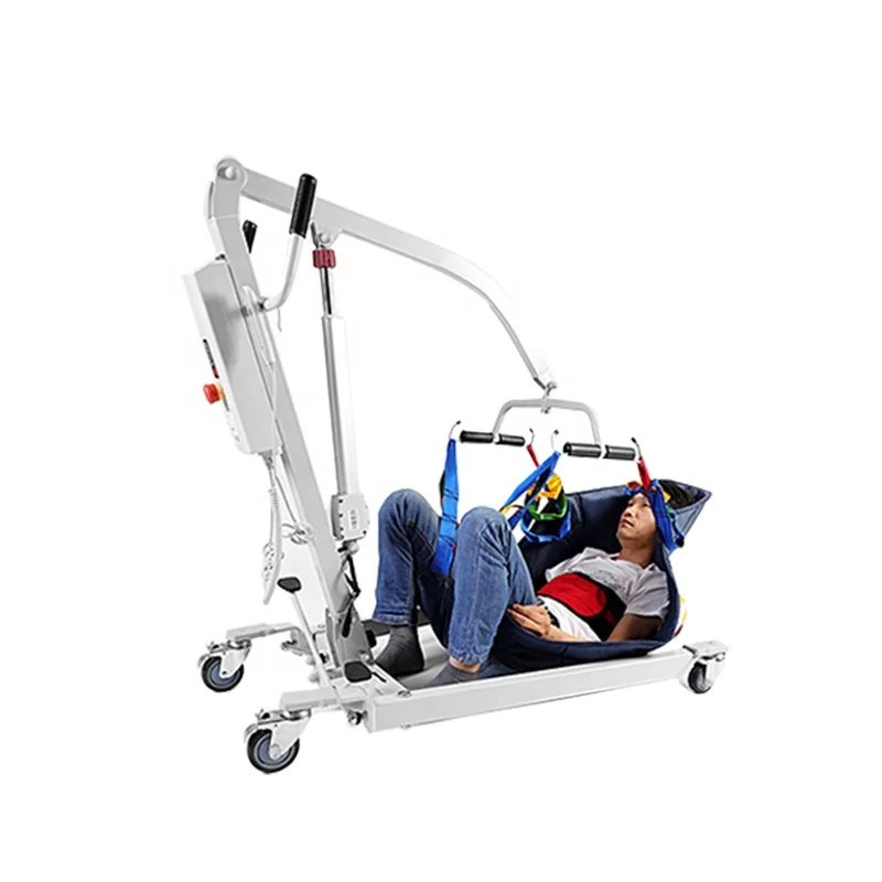 Foldable Power Patient Lifts Portable Patient Transfer Lift Stretcher Iron or Aluminum Alloy Electric Hoist