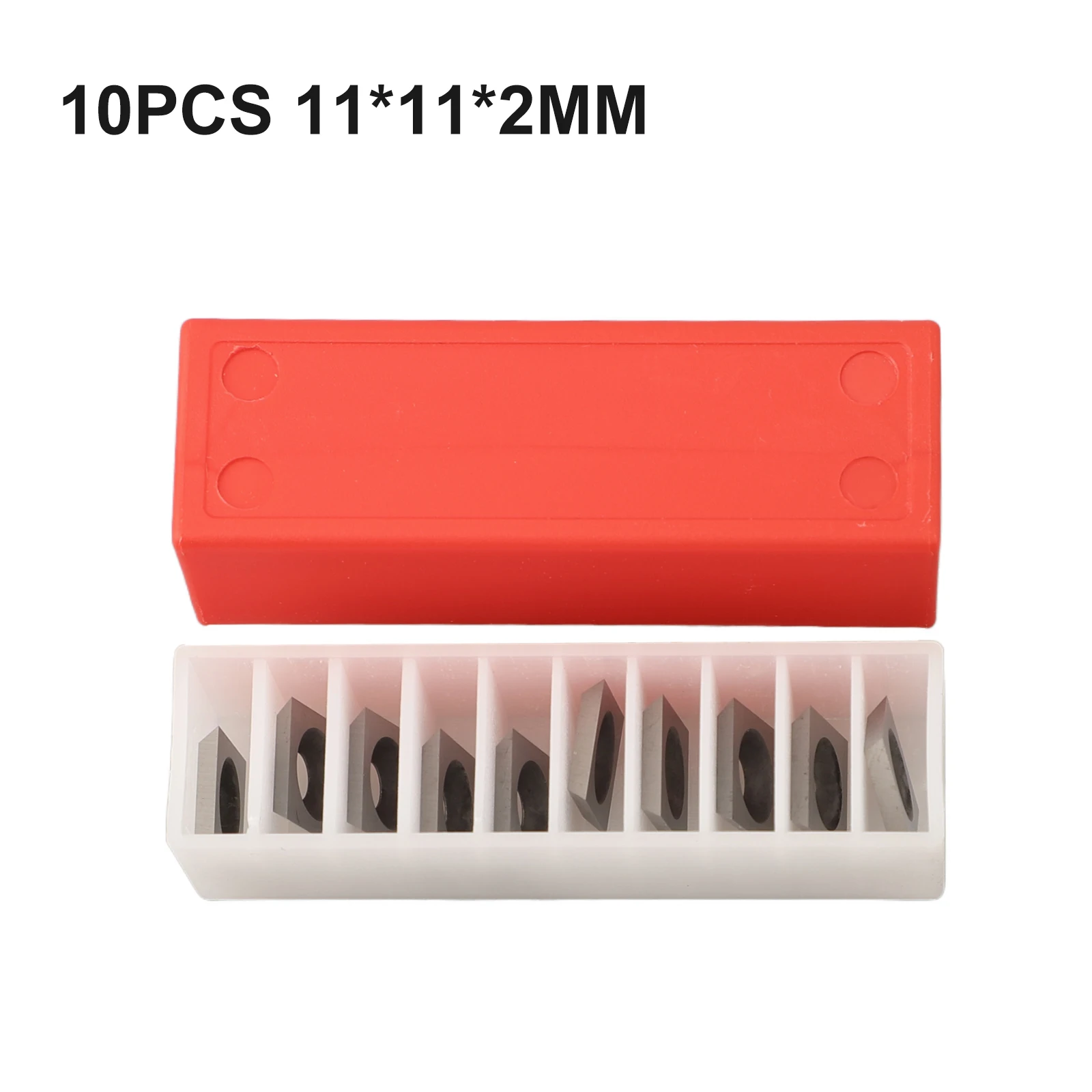 Square Straight Carbide Inserts For Woodworking Machine Replacement Carbide Inserts Cutters Blade 10 Pieces New