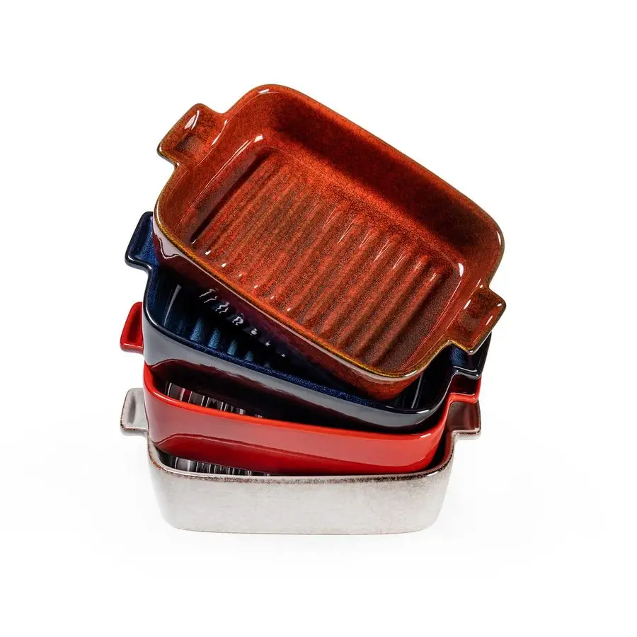 

Baking Dishes for Oven Small Rectangular Bakeware Pans for Casserole, Lasagna, Brownies, Side Dishes Oven Safe Baing Pan with Ha
