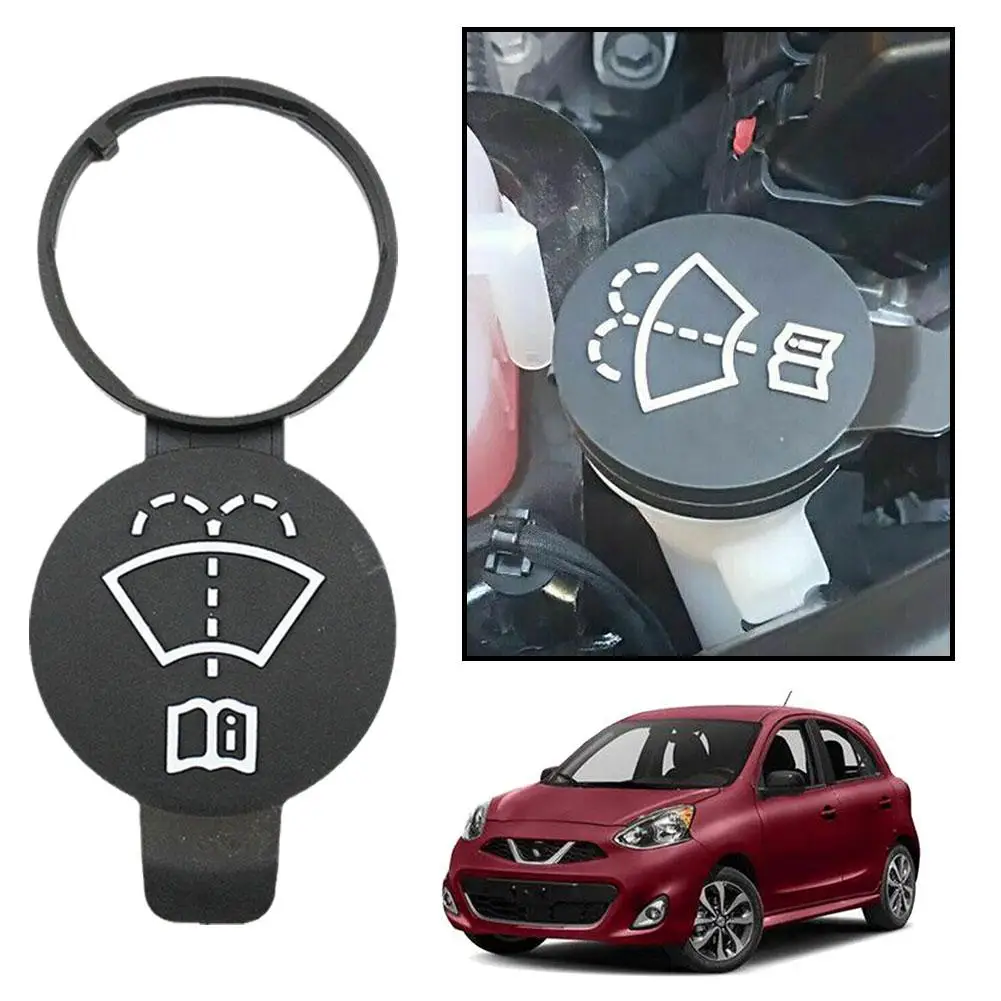 Car Windshield Wiper Washer Fluid Reservoir Tank Bottle Cap Cover Compatible with Chevrolet Aveo Cruze Malibu Sonic Trax Volt Eq view 4