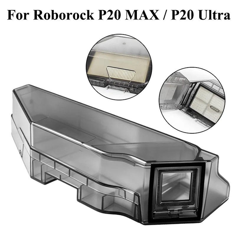 Dust Box For Roborock P20 Max / P20 Ultra Robot Vacuum Cleaner Accessories Replacement Part Trash Replacement Pare Parts