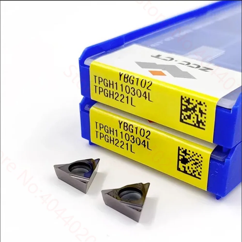 TPGH060102L/TPGH090202L/TPGH090204L/TPGH110302L/TPGH110304L YBG102 YNG151 ZCC.CT inserto in metallo duro 10 pz