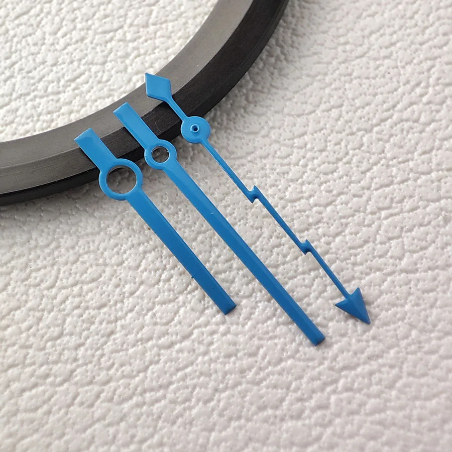 화이트 블루 스틸 블루 라이트닝 세컨드 계량기 핸즈 A143, NH34, NH35, NH36, NH38, NH70 무브먼트용, NH35, 시계 액세서리