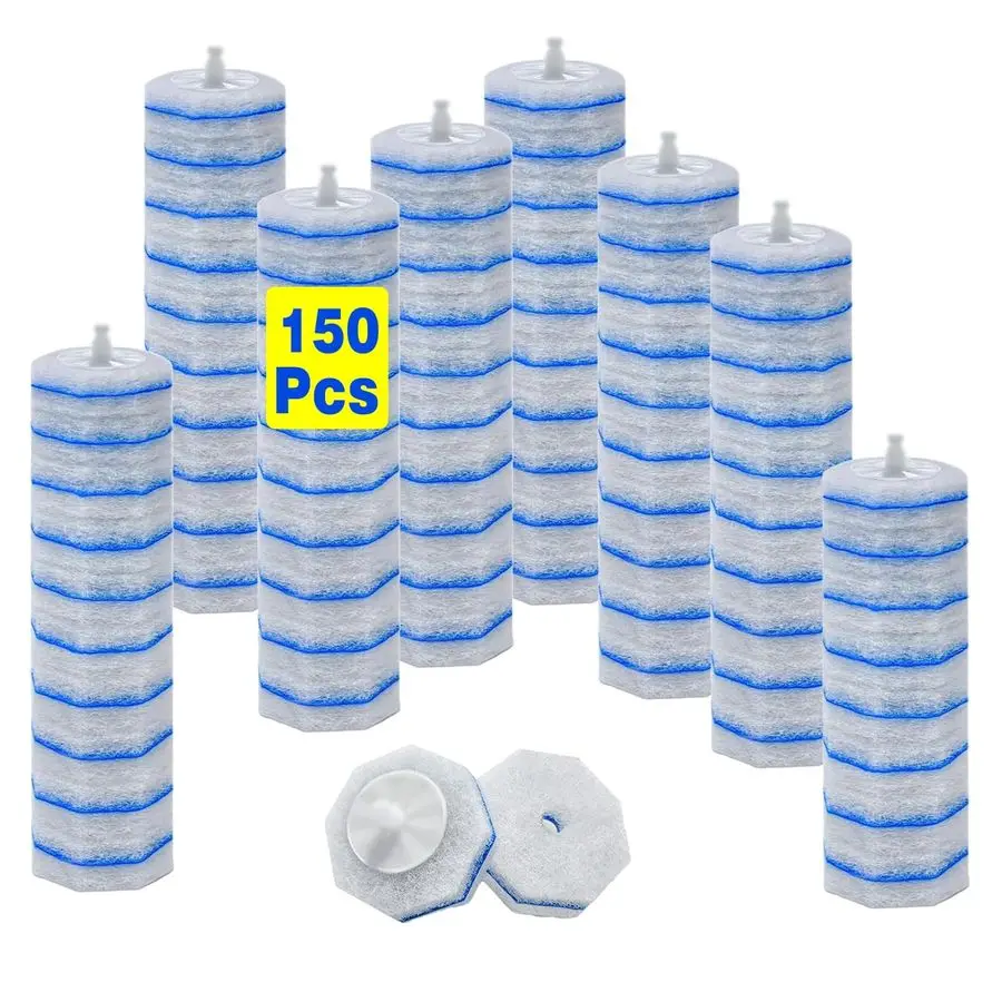 

Cleaning Power Upgrade Formula Toilet Wand Refills, Fits for Clorox Wand,150 Count Disposable Toilet Bowl Wand Refills No Fallin