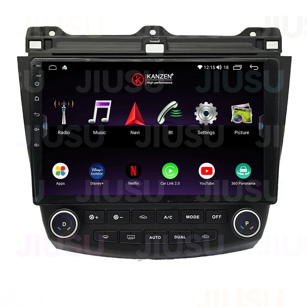 Android 12 Car DvD Player 10 inch Multimedia System Car Radio for Honda Accord 2003-2007 Car Stereo Touch Screen Carplay DSP BT