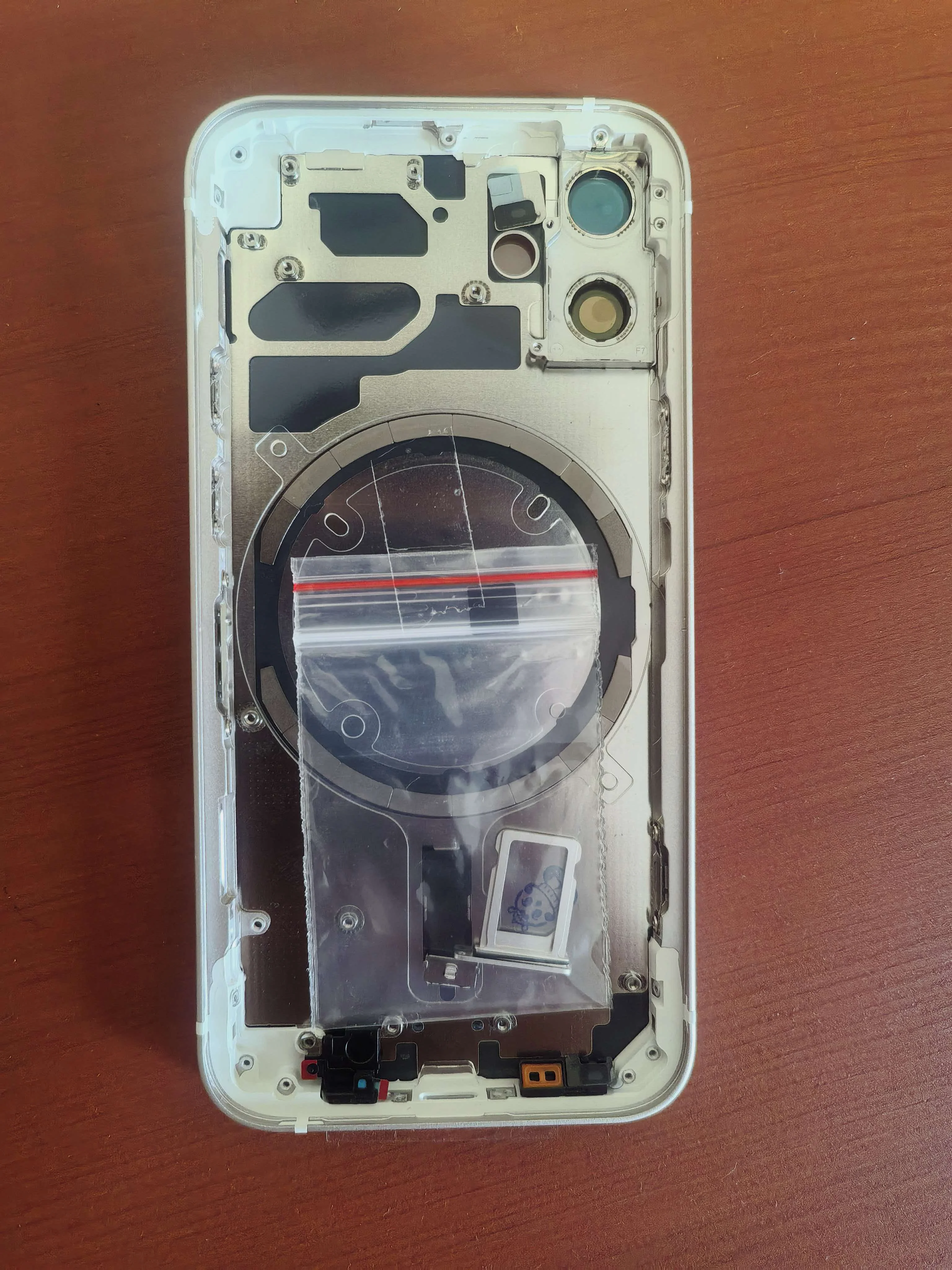 hayppy Whole sale for 12mini frame with back glass,with button and sim tray, with mesh and magnet#Color:12 with CE