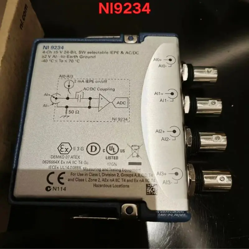New NI9234 Dynamic Signal Acquisition Module The latest quotation in 2026