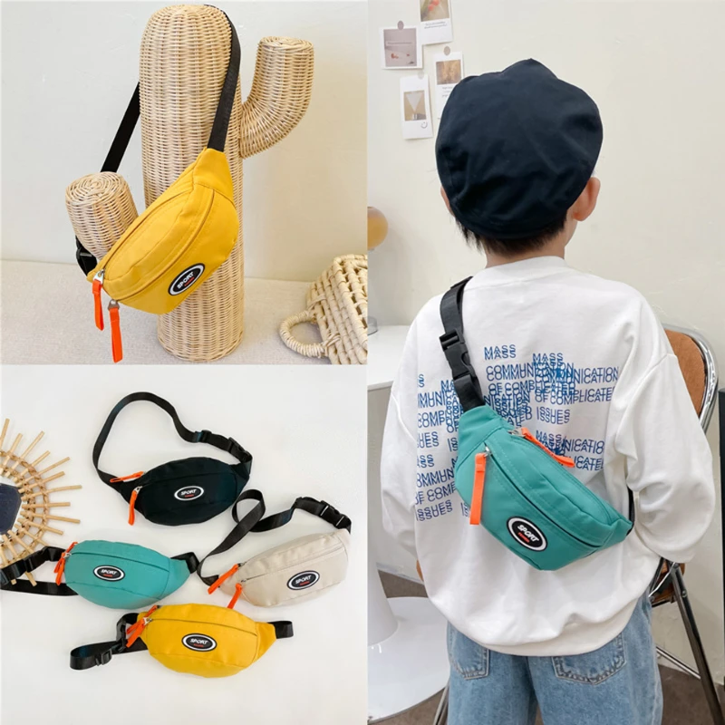 Waist Bag Children Men Women Fanny Pack Purse Travel Cross Body Fashion Kids Belt Shoulder Bum Bag for Girl Boy Sport Chest Bags