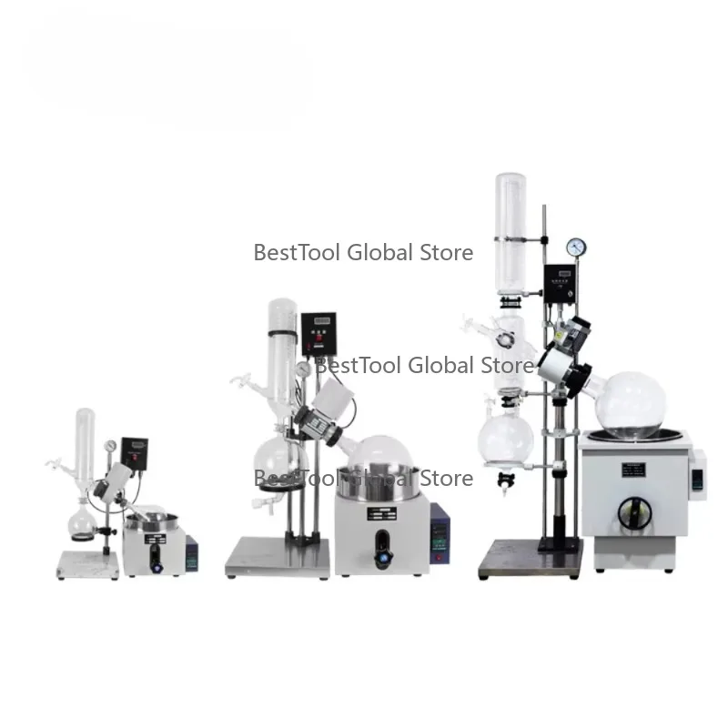 2L 5L 10L 20l 50l 100l roto-vap indu-strial ro-tary ev-aporator with vacuum pump and chi-ller