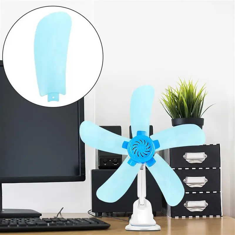 5 Pcs Electric Fan Leaf Small Fan Upright Electric Leaves for Standing Blade Replacement Abs Table