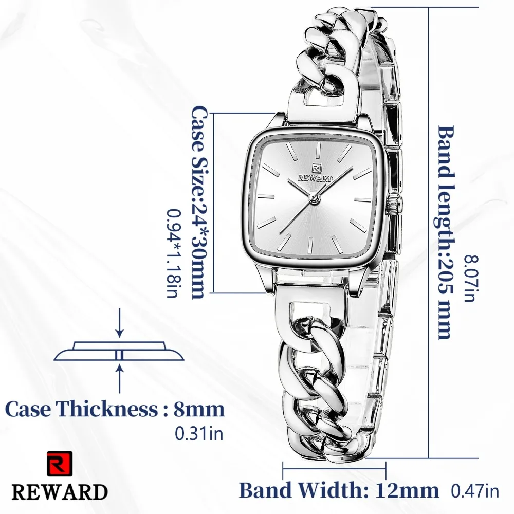 REWARD 211513L Women's Luxury Quartz Women's Watch Waterproof Watch Elegant Women's Clock Relojes Para Damas Relogio Feminino