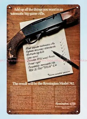 1970 firearm rifle  Woodmaster metal tin sign garage signs gunammo