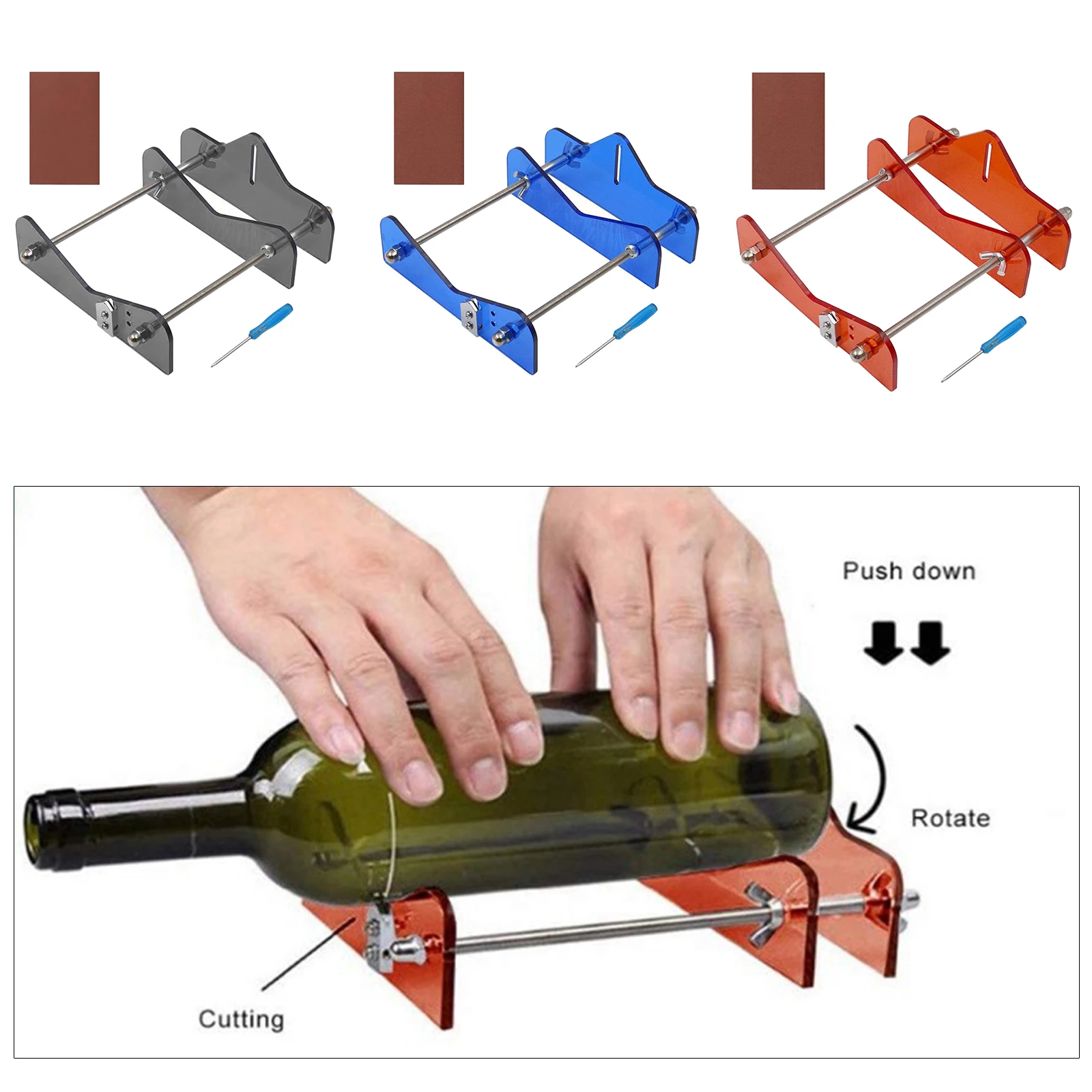 Glazen Fles Cutter Fles Snijden Diy Machine Voor Snijden, Bier, Sterke Drank, Bar Accessoire