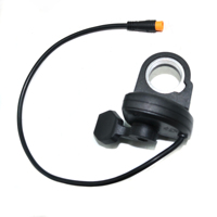 EVfitting high quality 24V/36V/48V/60V 108X e-bike Left finger throttle thumb gas handle with water proof connector