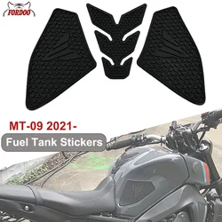 FOR YAMAHA MT09 MT-09 SP MT 09 2021 2022 2023 Motorcycle Accessories Non-slip Side Fuel Tank Stickers Waterproof Pad Rubber pad