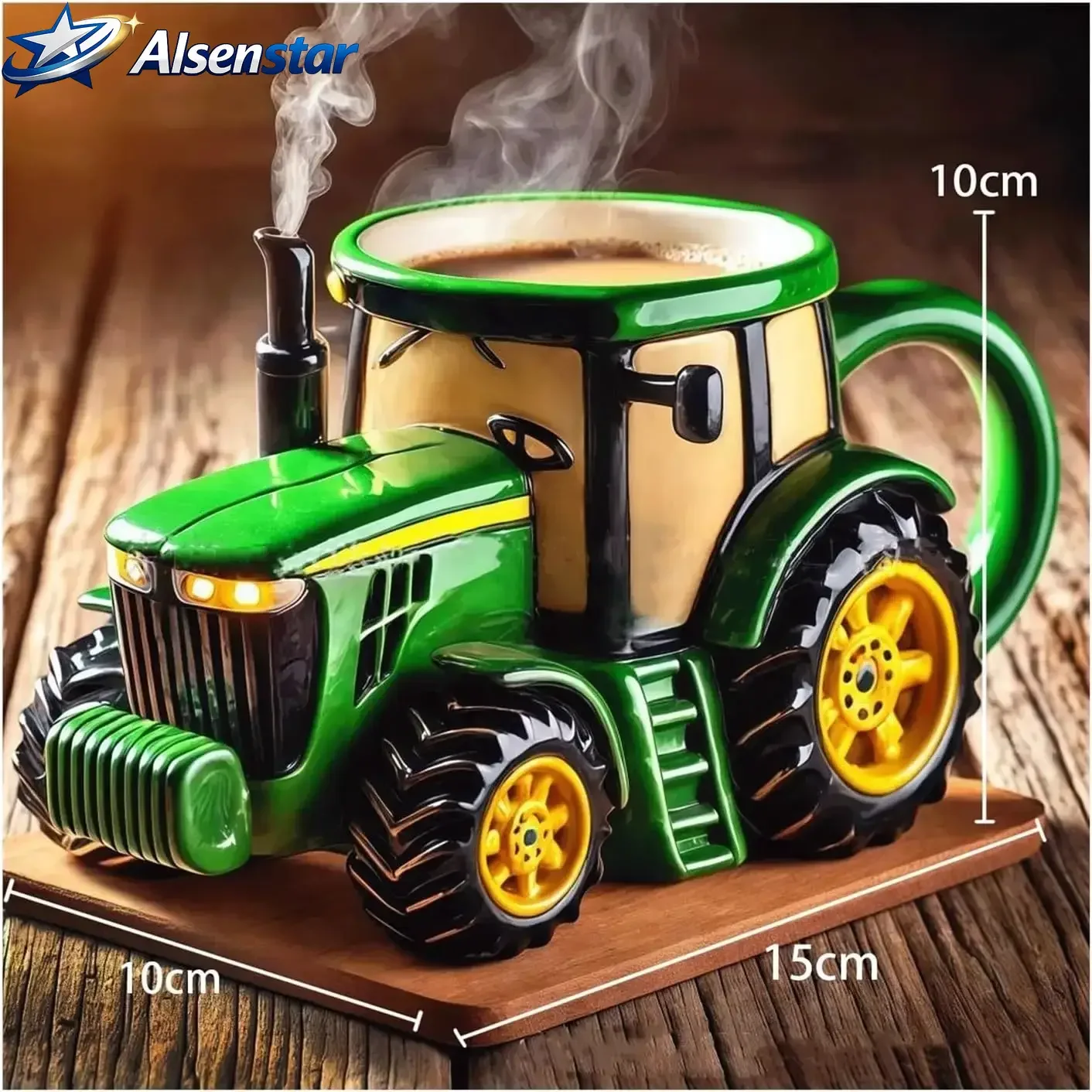 

Funny Truck Coffee Cup Handcrafted Durable Semi-trailer Shaped Ceramic Decorations for Truck Driver Christmas gift coffee mug