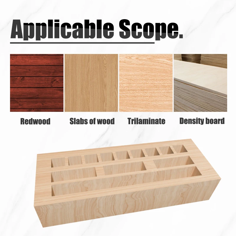 Square Hole Drill Bit Adapter for Woodworking