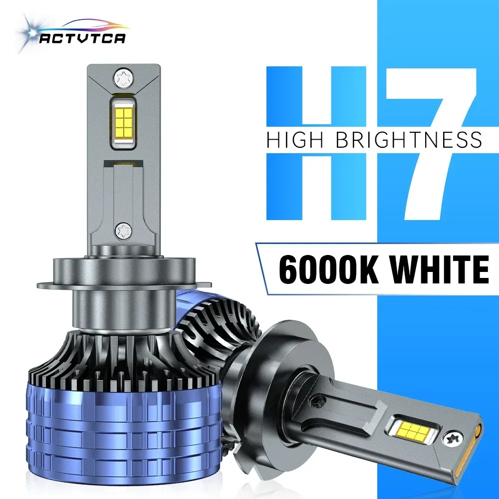 

ACTVTCA H7 Car Headlights H4 H11 H1 H3 9005 HB3 9006 HB4 H8 H9 9012 Led lights 9007 9008 H13 H27 881 880 CANBUS 6000K Auto Bulbs