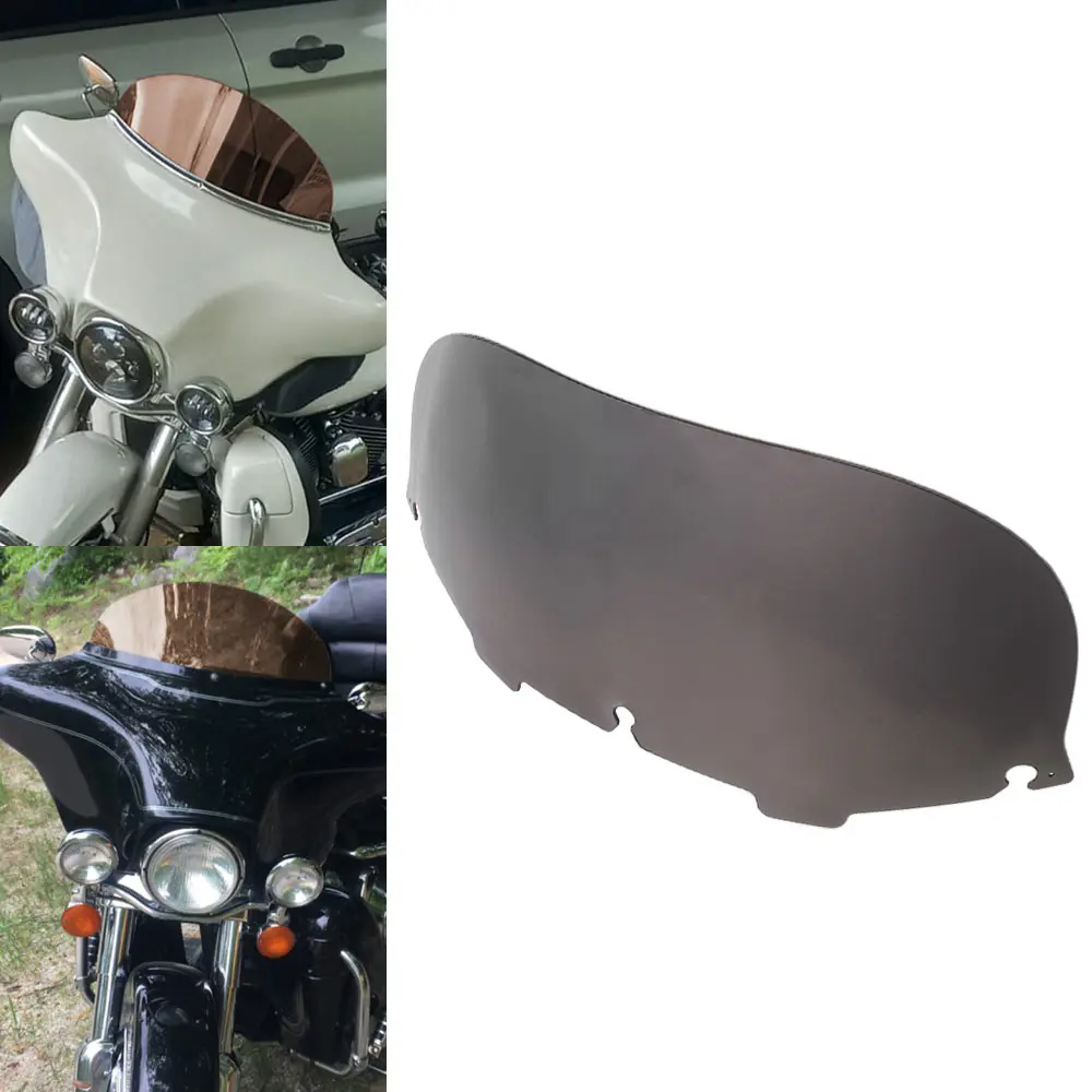 

8-дюймовое дымчатое ветровое стекло для мотоциклов Harley Electra Glide, Street Glide, Ultra Limited, Trike, модели 1996-2013 годов