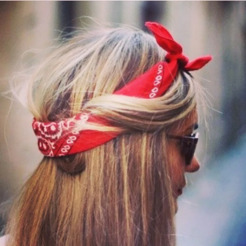 Hip Hop Bandana 23 Styles Man Women Fashion Outdoor Headbands Hair Band Wrist Wraps Hair Scarves High Quality Hair Accessories