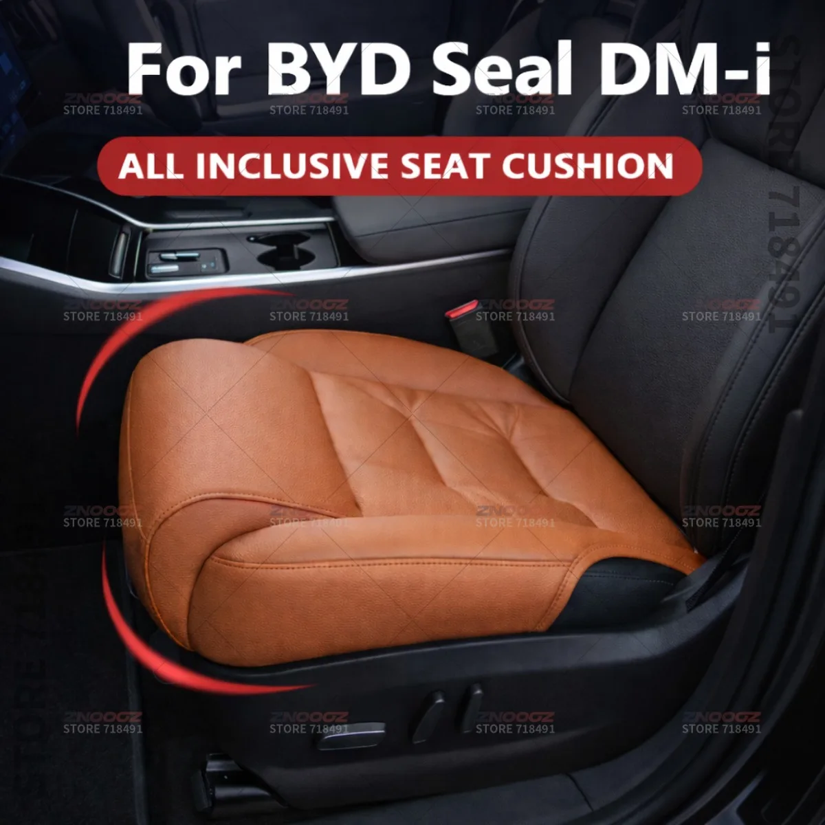 

For BYD Seal DM-i Car Seat Leg Support Extension Seat Cover Memory Foam Extender Cushion Interior Accessories