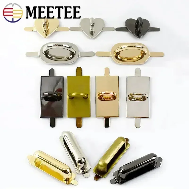 4/10/20Pcs D Ring Metal Buckles Bag Strap Arch Bridge Connector Hook Accessories for Handbags Handle Clasp Side Clip Rings Clamp