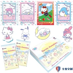 Genuine Kabao Sanrio Card My Melody Game Card Hello Kitty Booster Box Cartoon Cute Collection Children's toy gift box