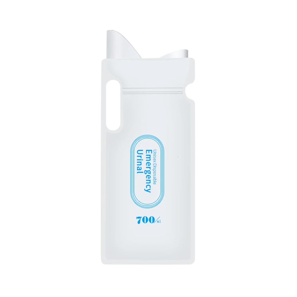 4 قطعة 700 مللي الطوارئ المحمولة سيارة كيس بول أكياس القيء المراحيض المتنقلة الصغيرة مفيد للجنسين المتاح مبولة كيس المرحاض