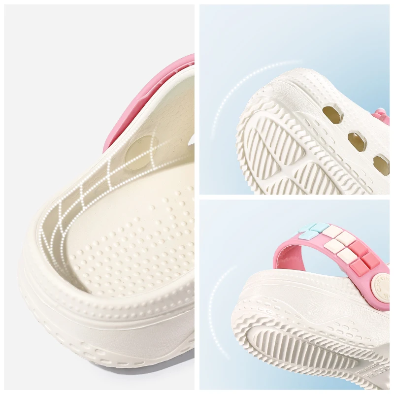 Cheerful Mario Summer children's cool shoes - cute cartoon-style flip-flops suitable for both indoor and outdoor use