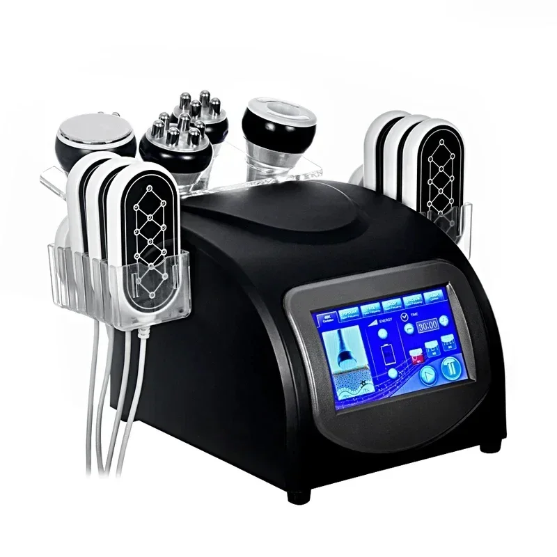 6 In 1 Ultrasound RF Lipo Lase Pads 40K Ultrasonic Cavitation Weight Loss Body Slimming Machine Vacuum Cavitation System Recomm