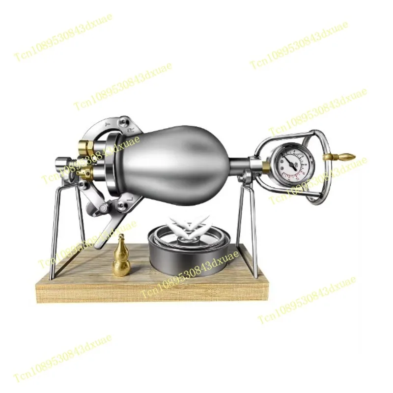 Hand Popcorn Machine Open Firing Popcorn Puffing Machine Puffed Rice Corn Machine Manual Popcorn Maker328 Ml