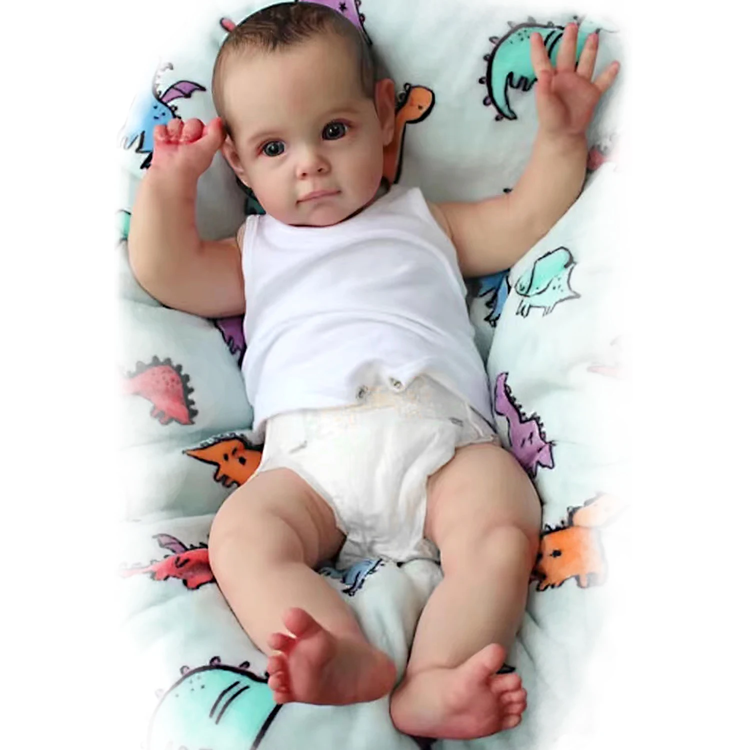 

55cm Maggie Bebe Reborn High Quality Genesis Artist Paint Reborn Dolls With Visible Veins Cuddly Newborn Doll muñecas reborn