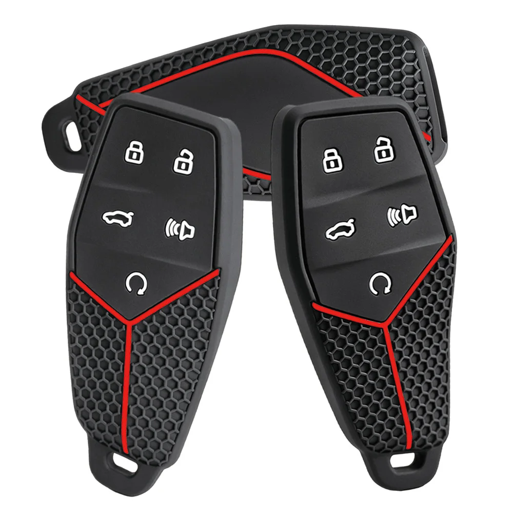 For MG MG5 MG6 ZS HS One Marvel R MG4 EHS EZS silicone car key fob cover scratch resistant