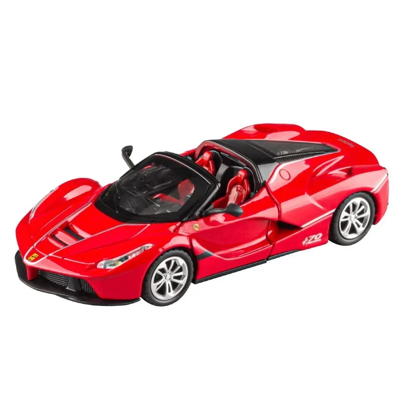 Simulation 1:36 Ferrari LaFerrari Convertible Racing Alloy Model Children\'s Car Toy Collection Ornament