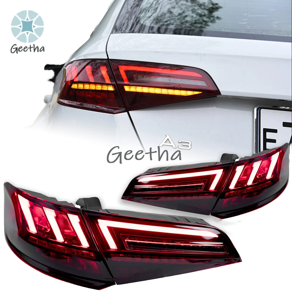 

For Design for Au-di A3 13-20 Hatchback Tail Light LED Running Turn Signals Old To New Conversion Tail Light Upgrade Horse Racin