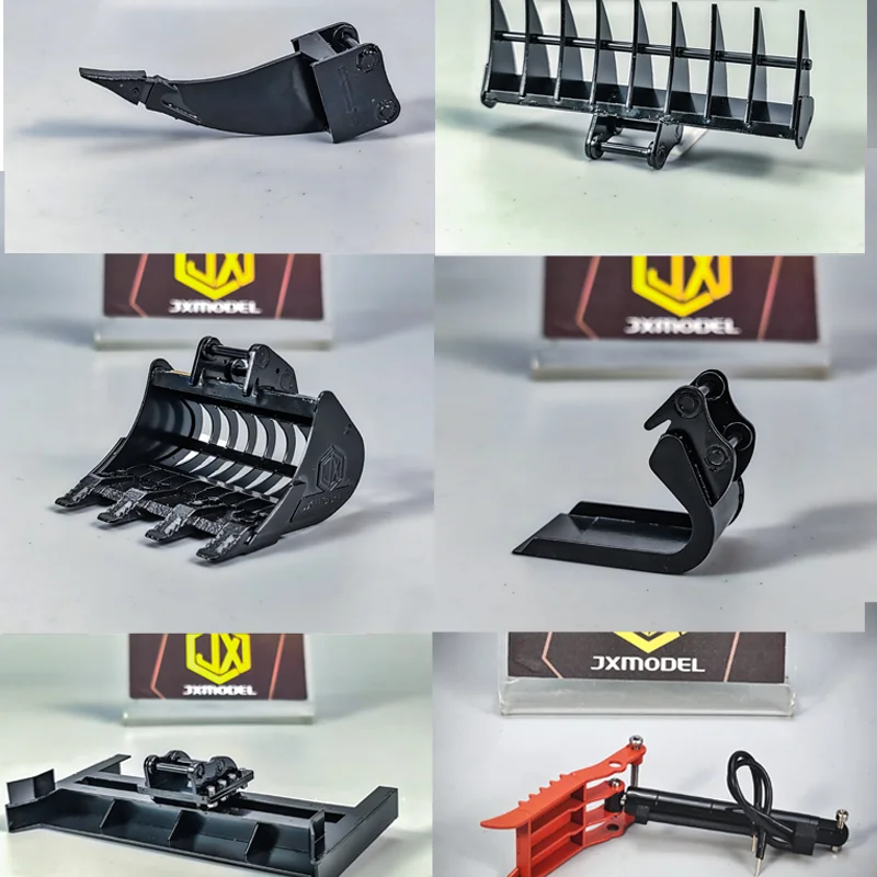 

JXmodel RC Excavator Extension Attachment-JX-E20 Mini Excavator Bucket Quick Release Tool Accessories